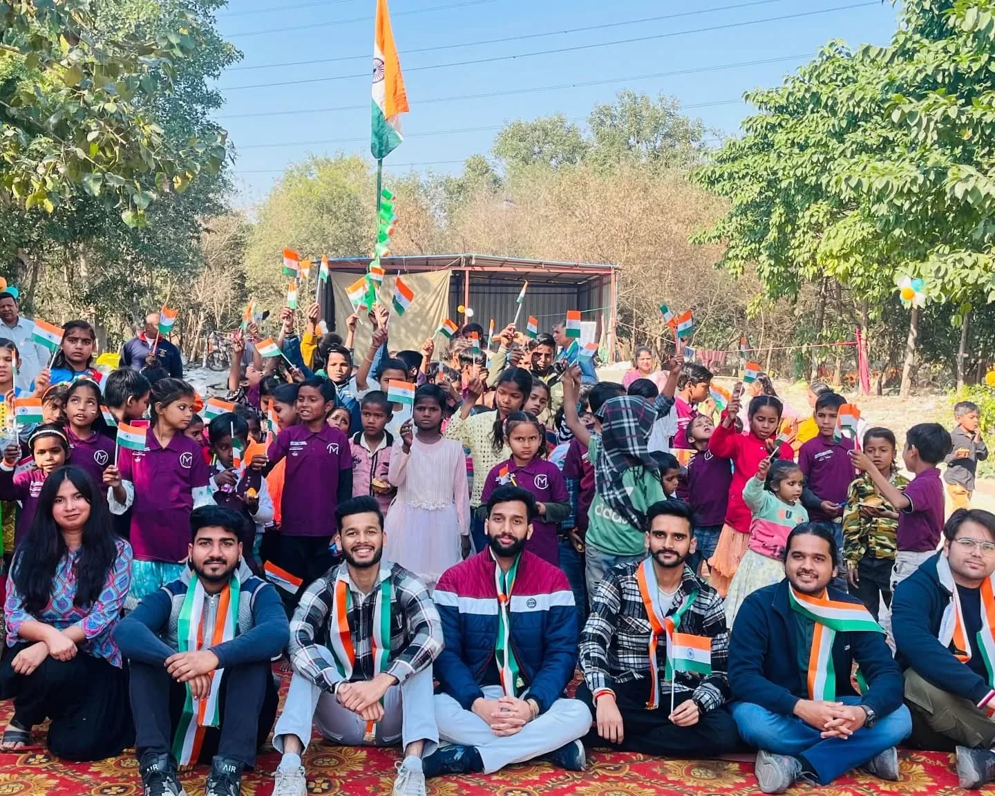 76th Republic Day with Children