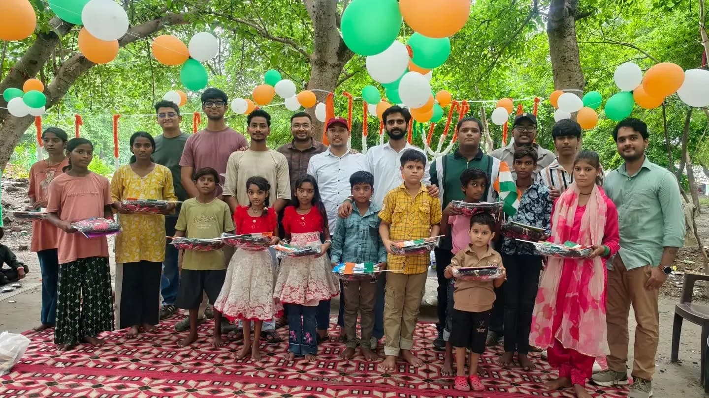 Independence Day Celebration with Children